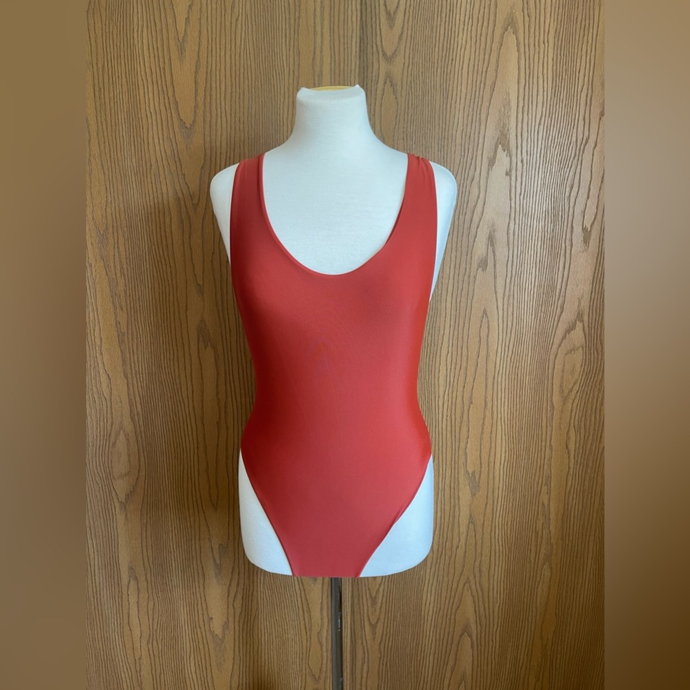 Aerie One Piece Red Swimsuit